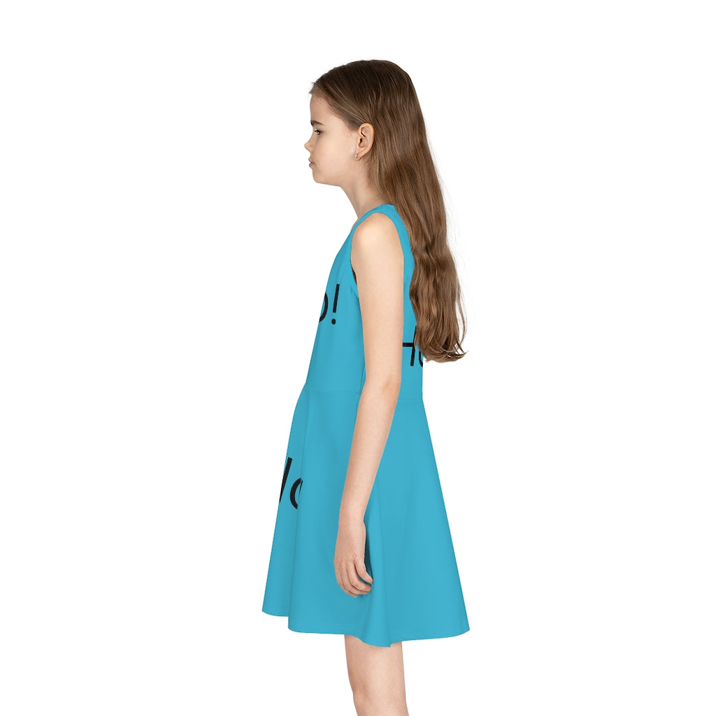 Girls' Sleeveless Sundress (AOP)