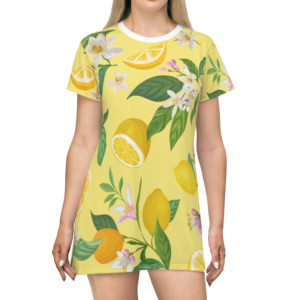 All Over Print T-Shirt Dress