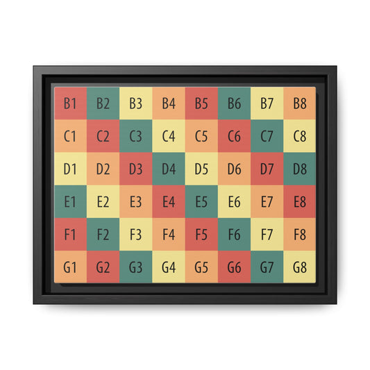 Matte Canvas, Framed (Multi-color)