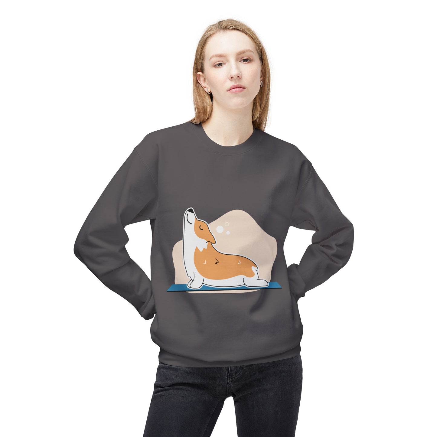 Unisex Midweight Fleece Crewneck Sweatshirt