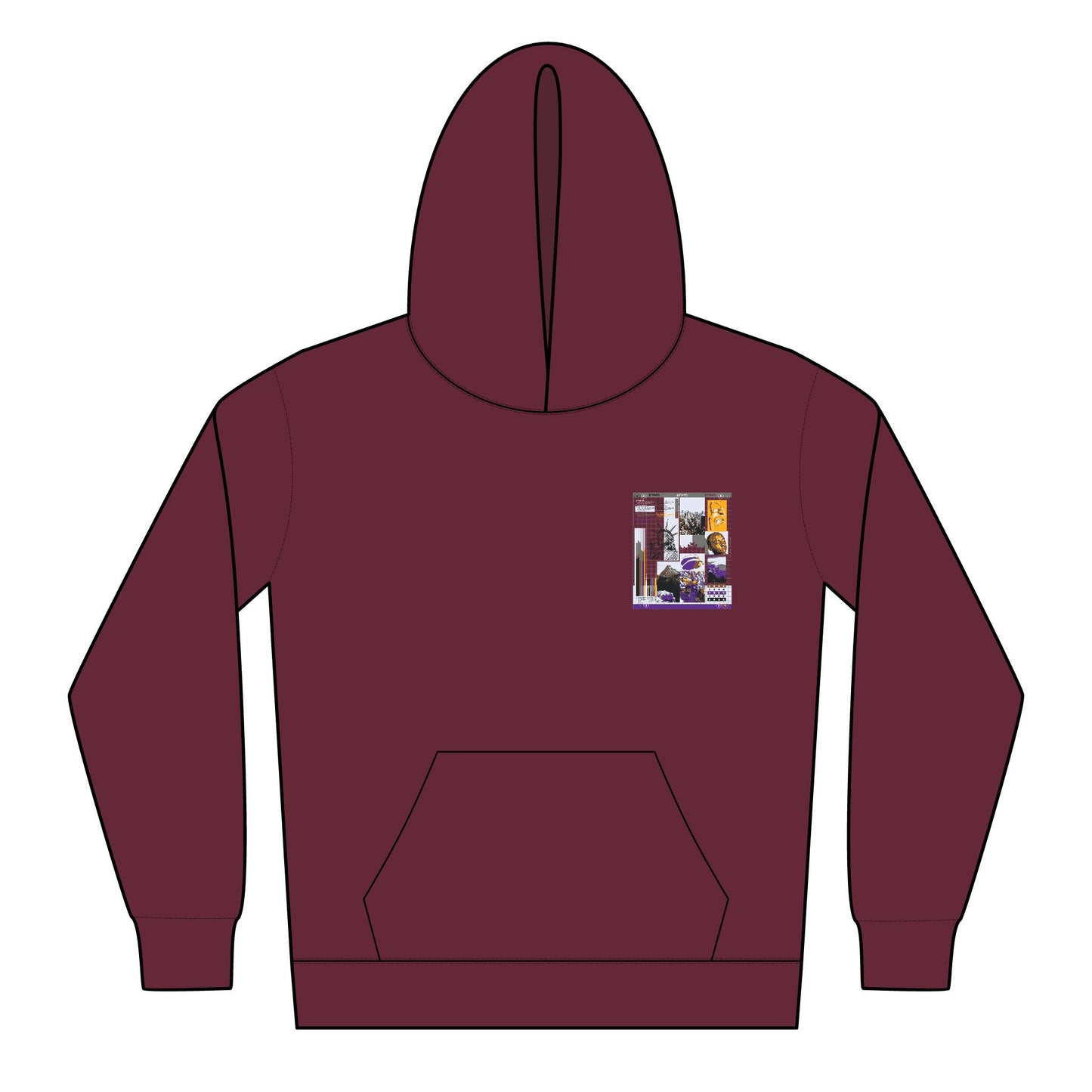 Youth Midweight Hoodie with Unique Graphic Design - Perfect for Everyday Wear