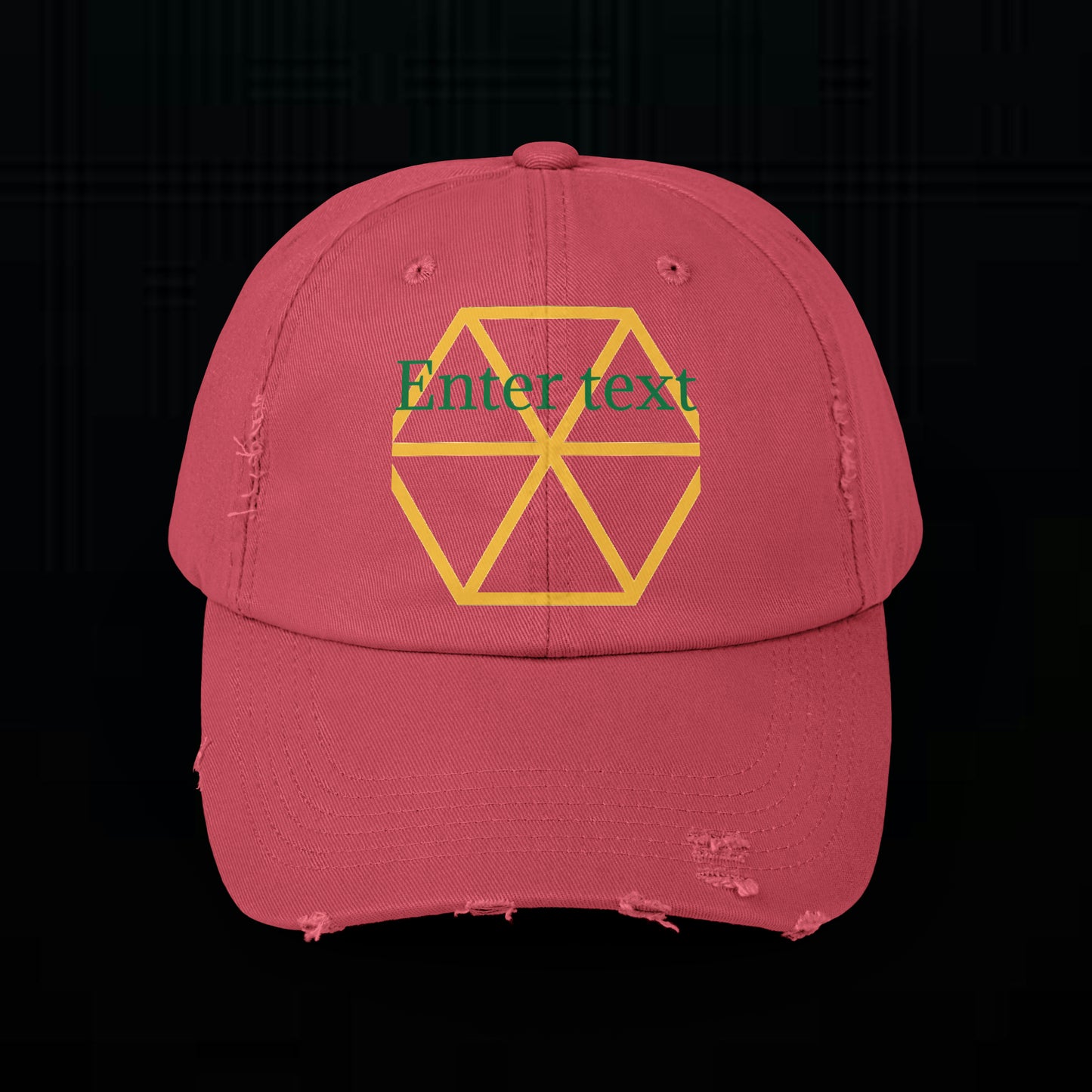 Unisex Distressed Cap