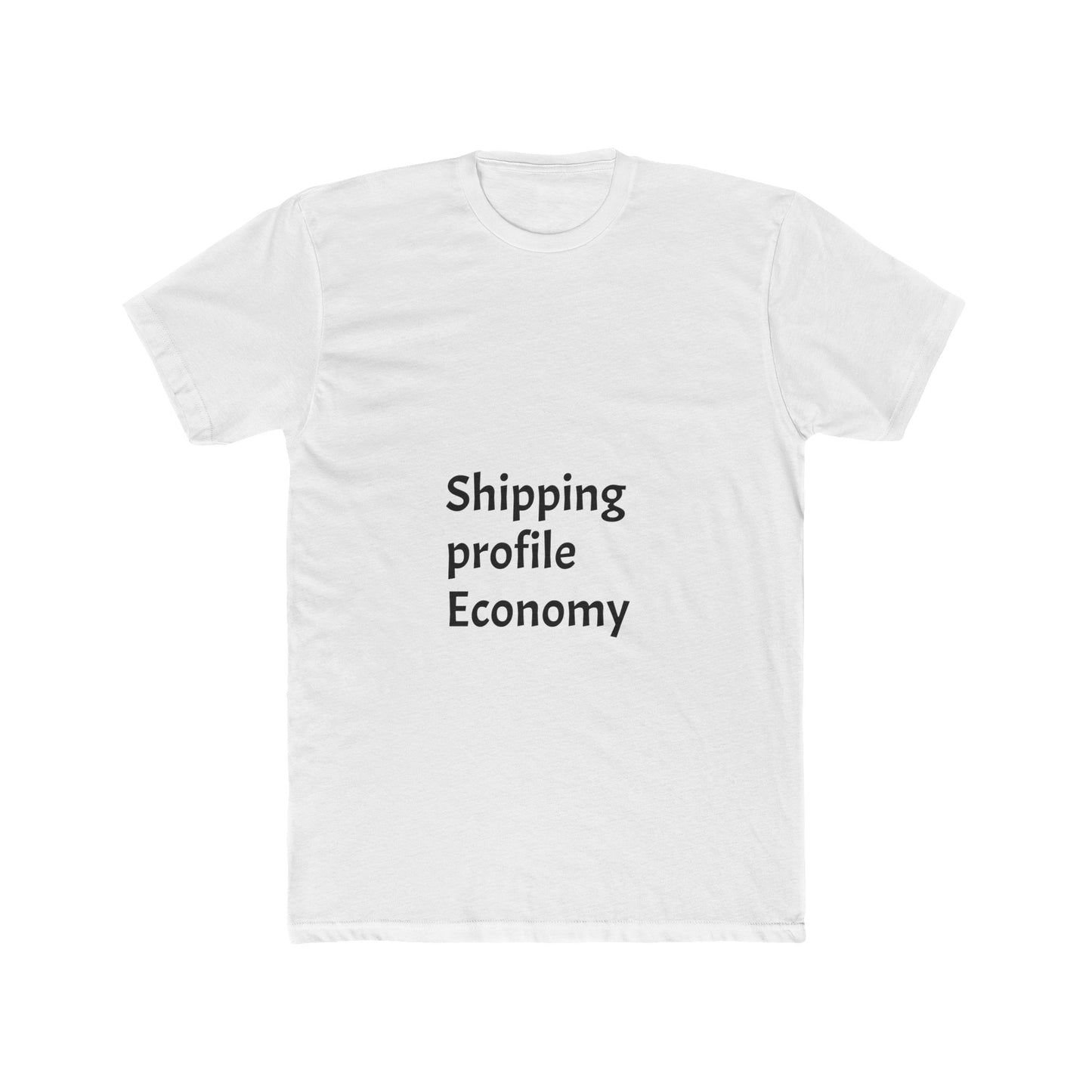 Unisex Cotton Crew Tee - Shipping Profile Economy Tee