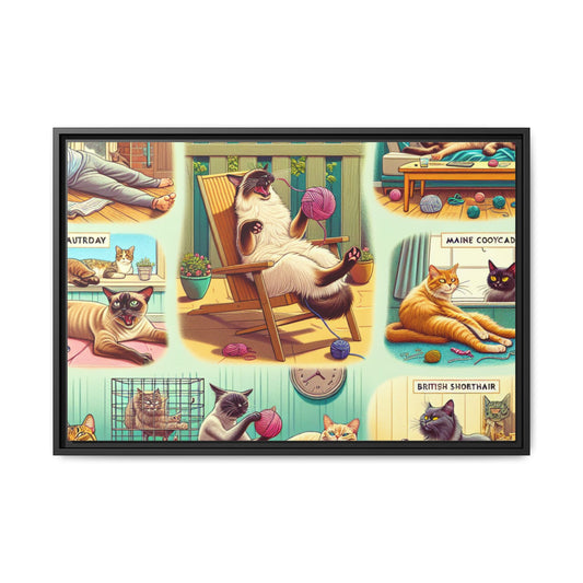 Matte Canvas, Framed (Multi-color)