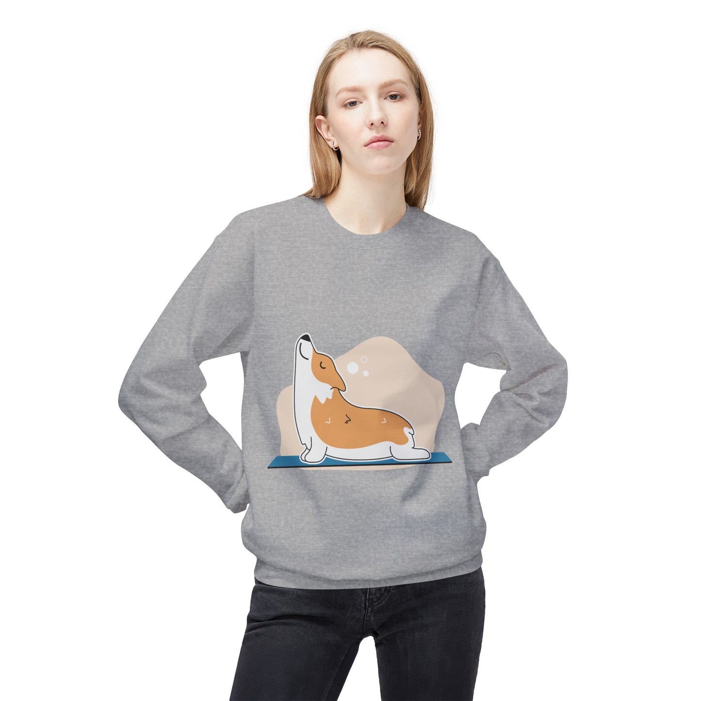 Unisex Midweight Fleece Crewneck Sweatshirt
