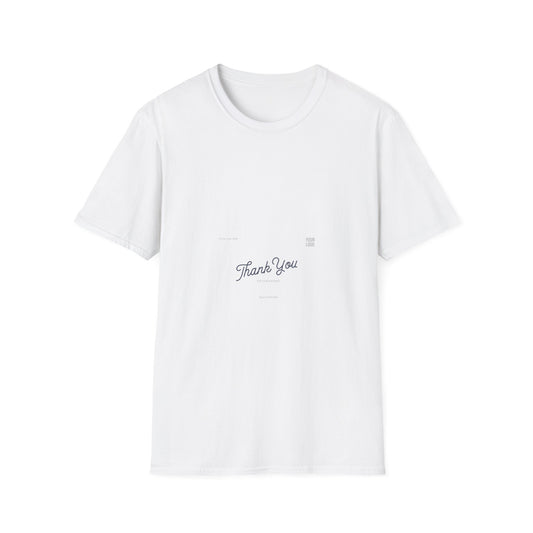Thank You Unisex Softstyle T-Shirt - Casual Comfort for Everyday Wear