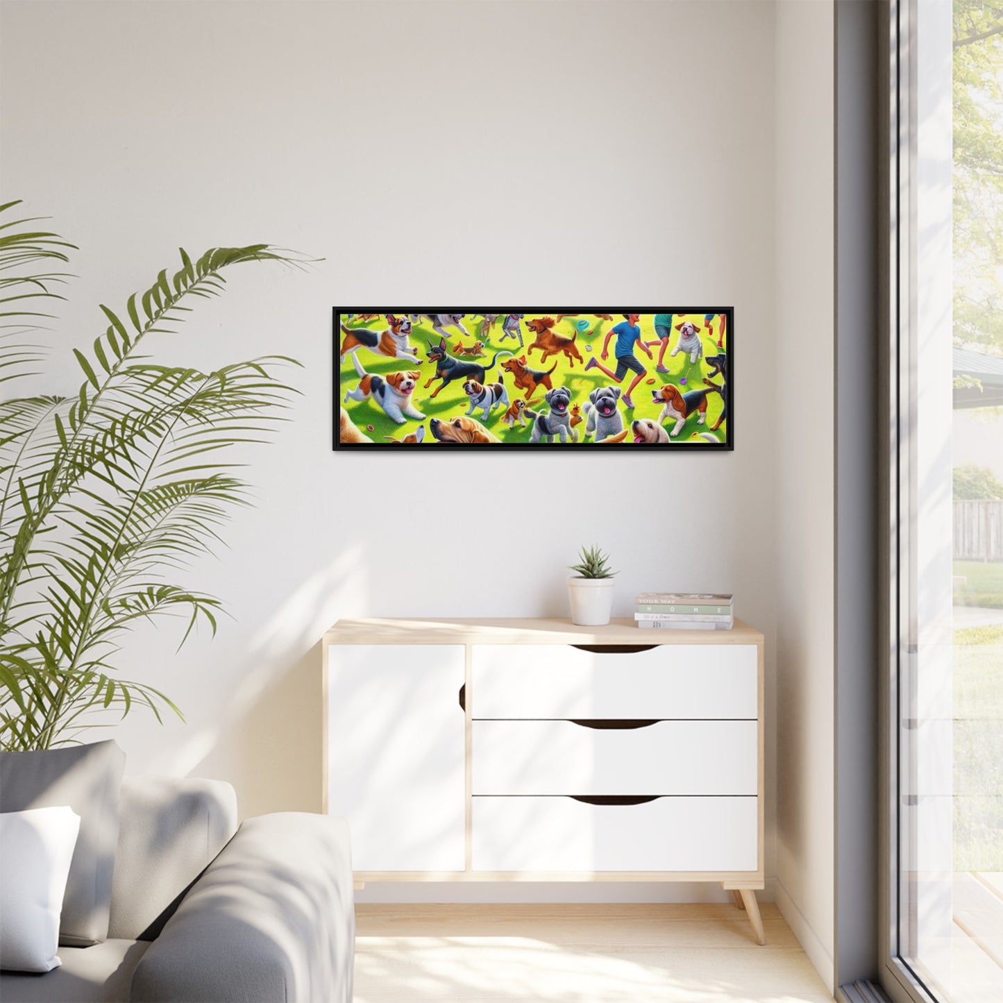 Matte Canvas, Framed (Multi-color)