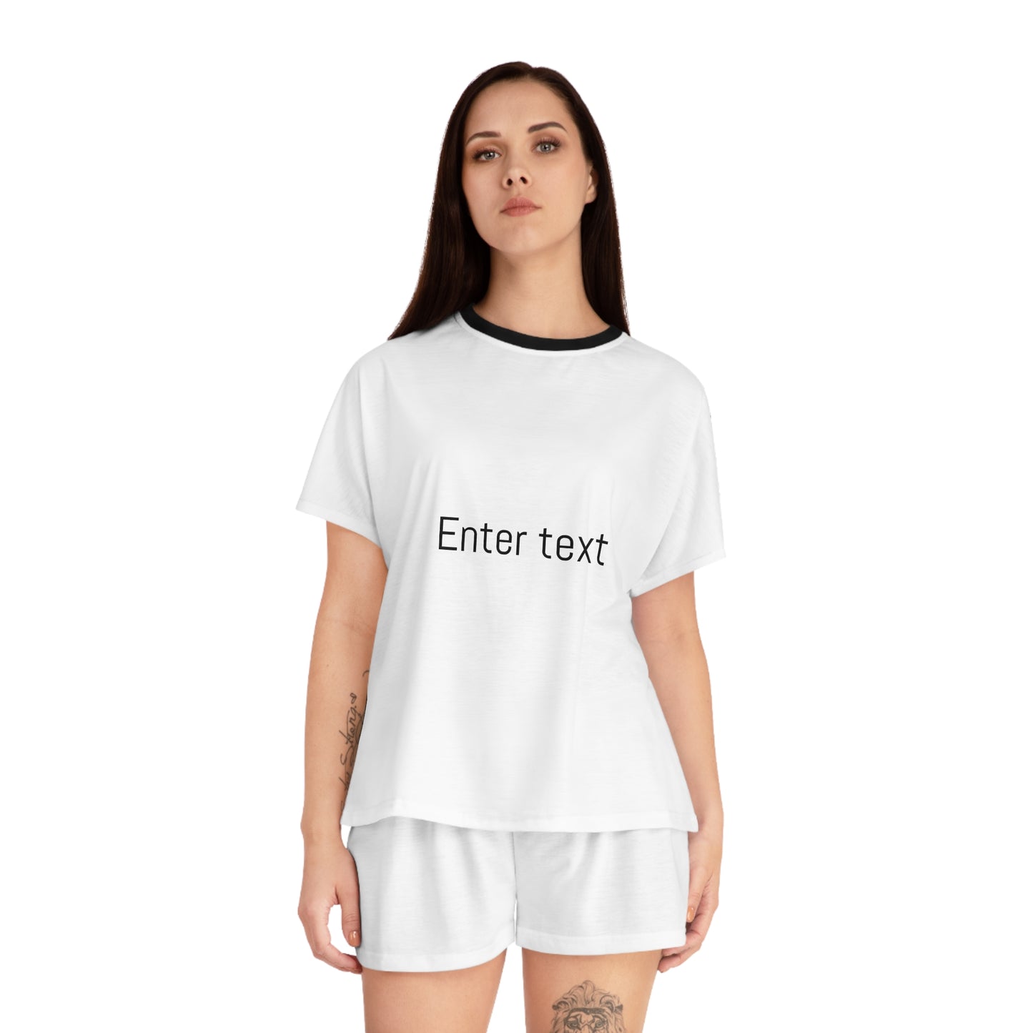 Customizable Women's Short Pajama Set - Comfortable Sleepwear