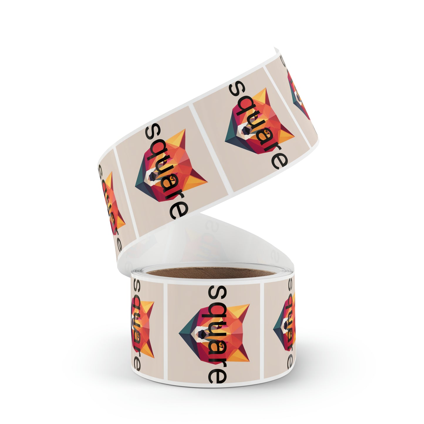 Square Sticker Label Rolls