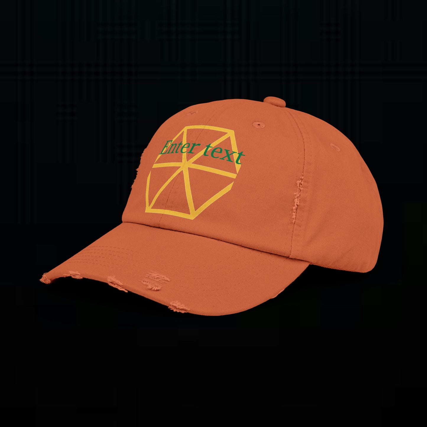 Unisex Distressed Cap