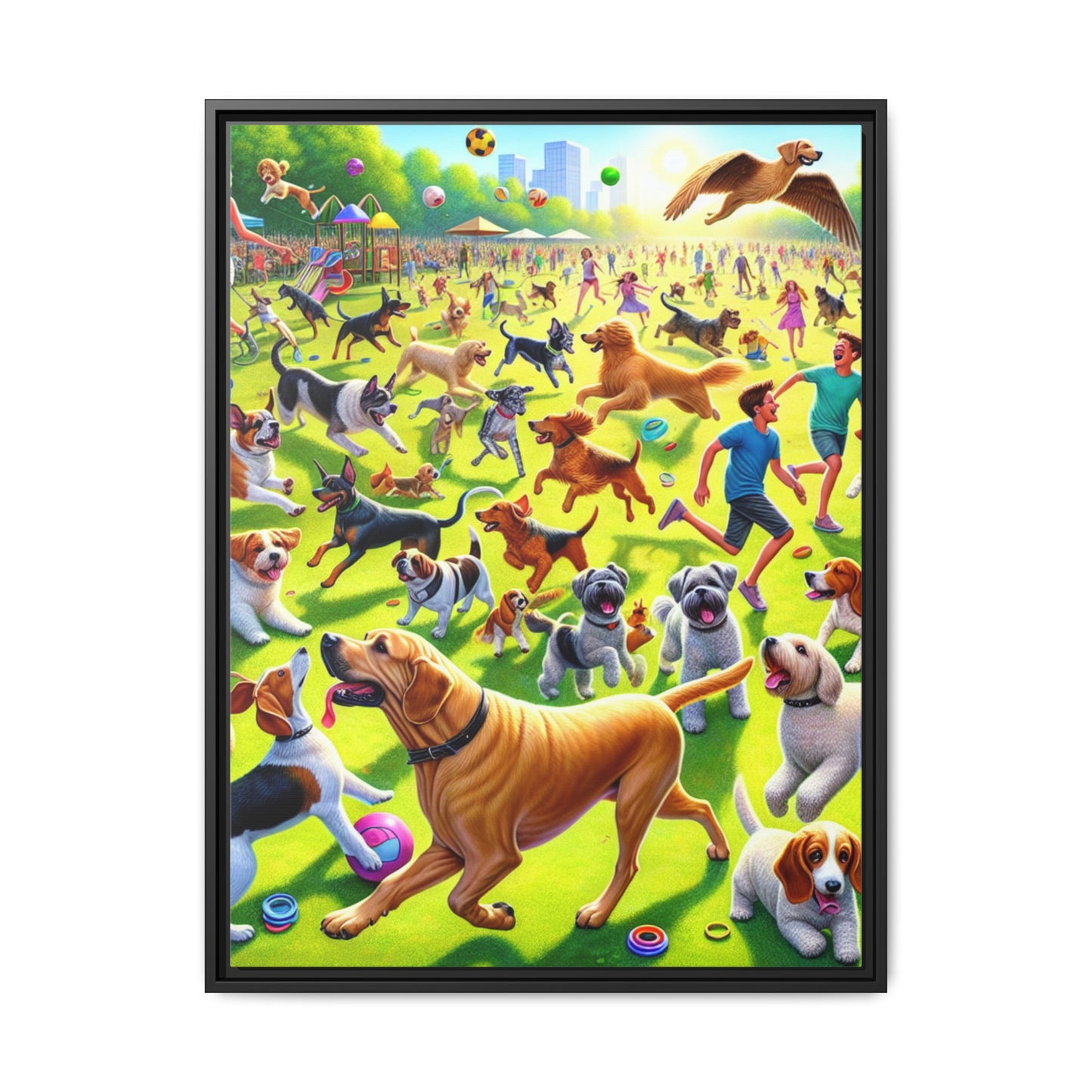 Matte Canvas, Framed (Multi-color)