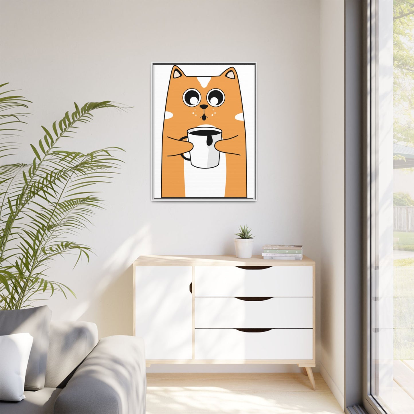 Matte Canvas, Framed (Multi-color) - TI-64772