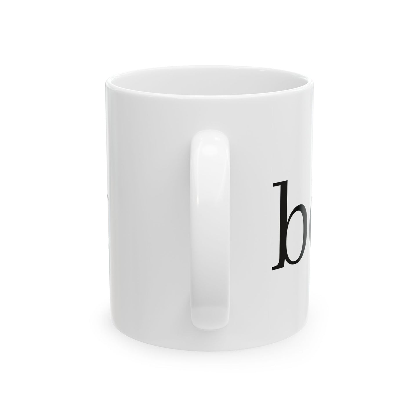 Personalized Ceramic Mug - Custom Text Coffee Cup for Home & Office