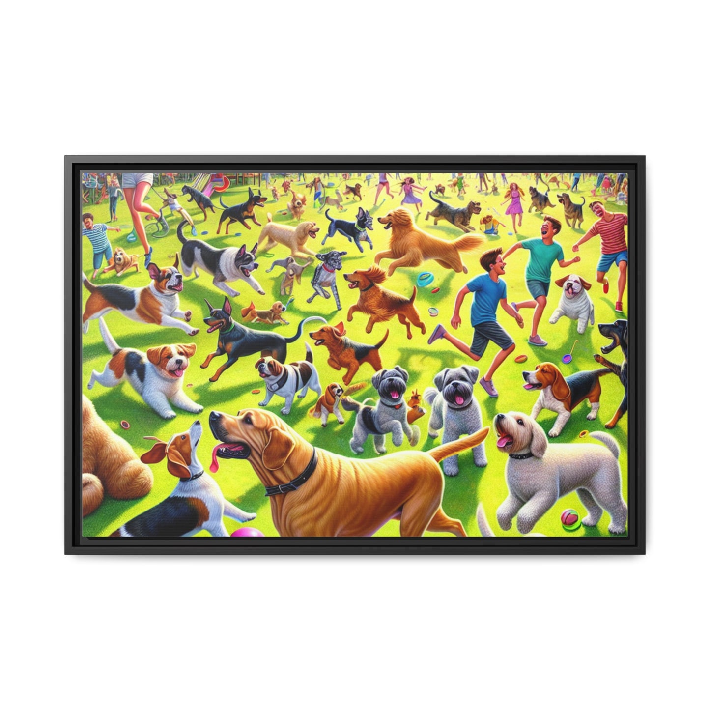 Matte Canvas, Framed (Multi-color)