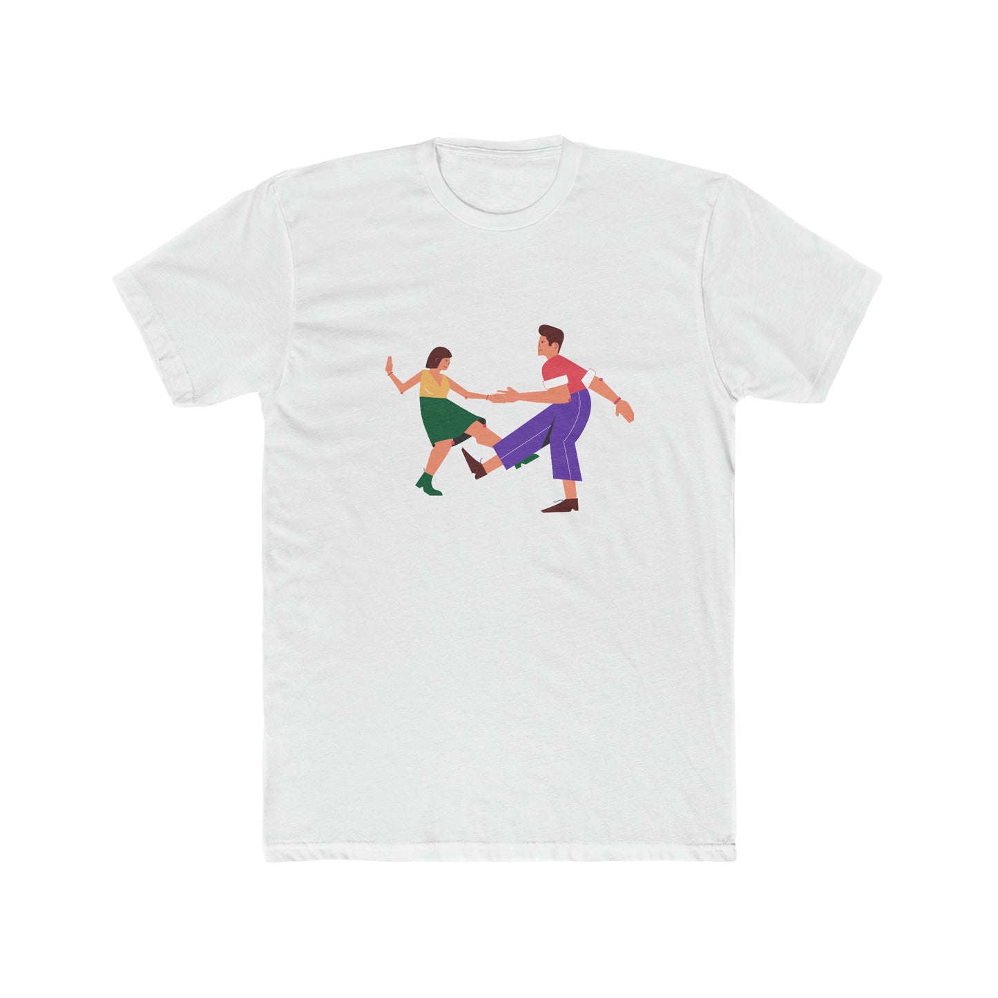 Friends Print Cotton Crew Tee