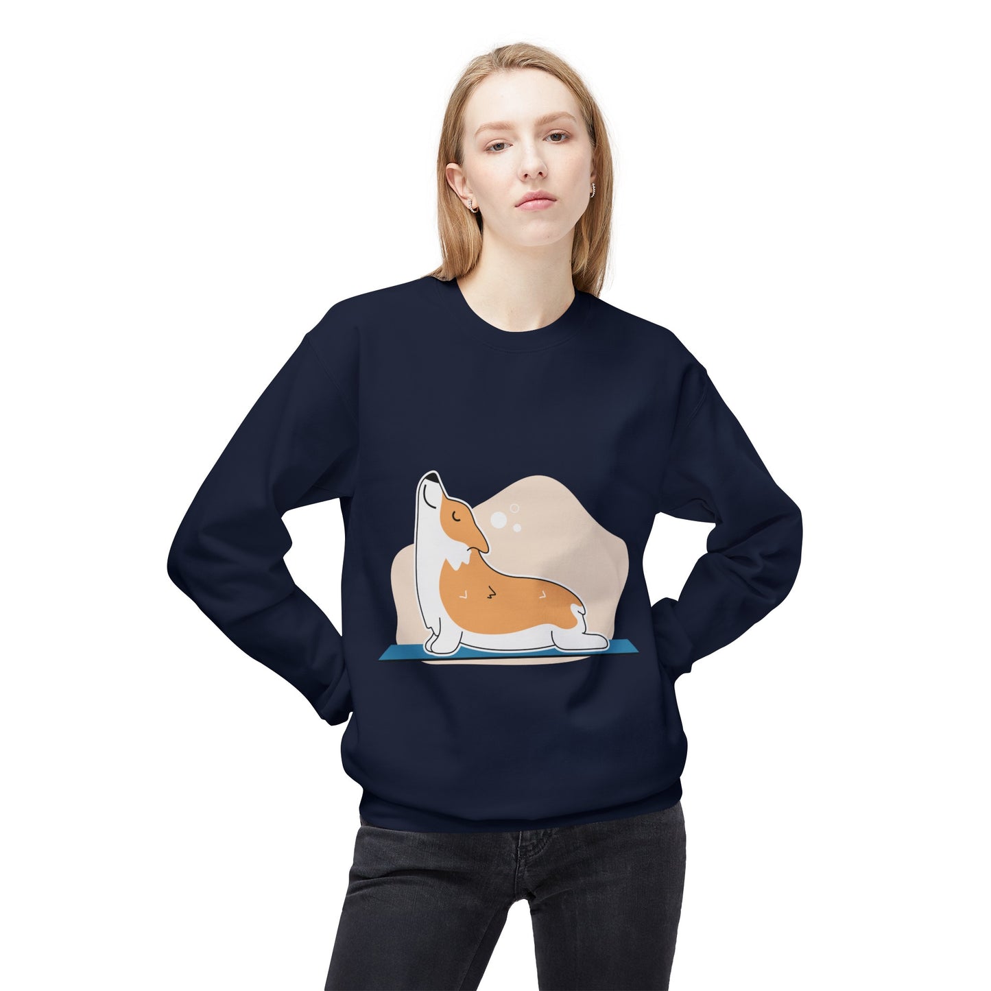 Unisex Midweight Fleece Crewneck Sweatshirt
