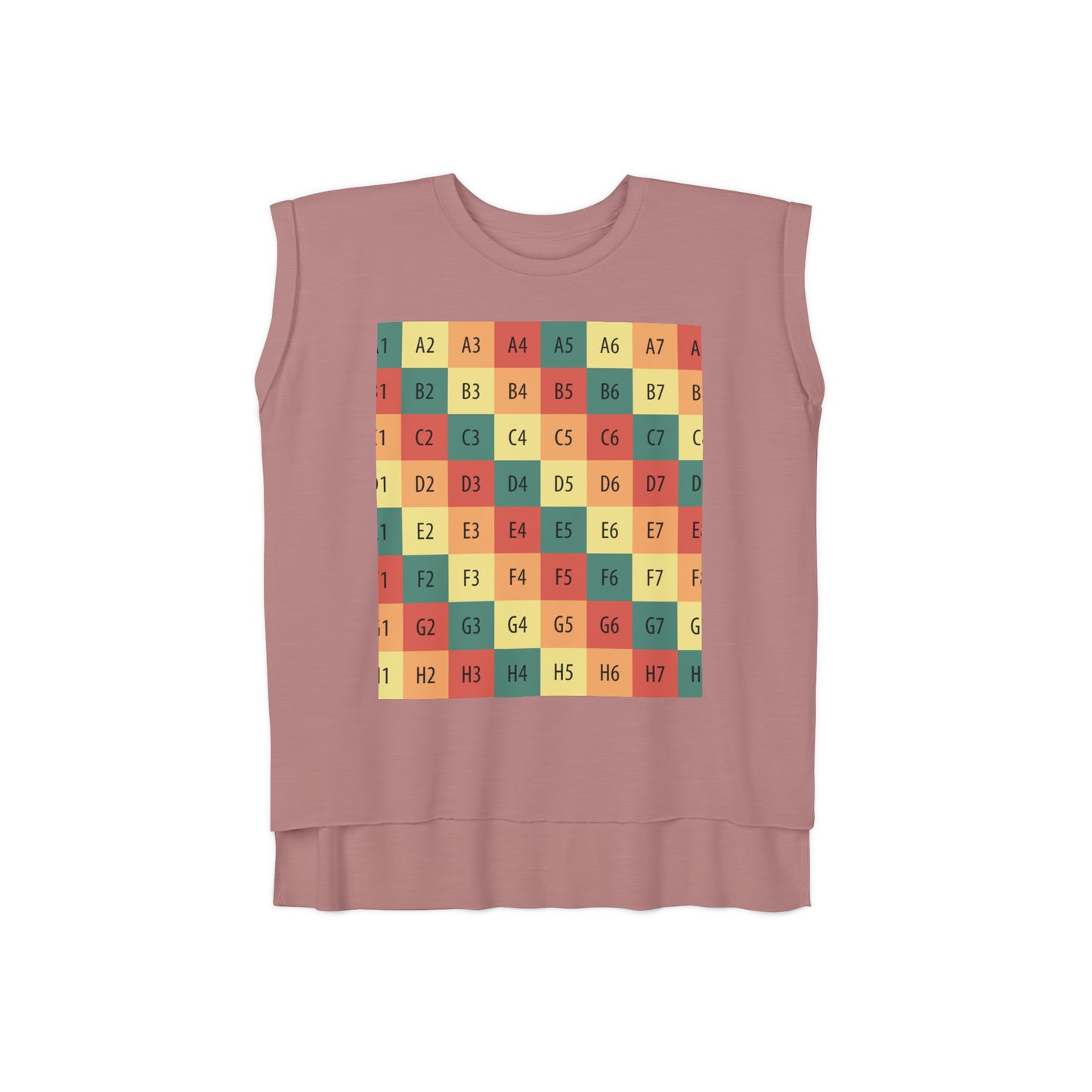 Women’s Flowy Rolled Cuffs Muscle Tee