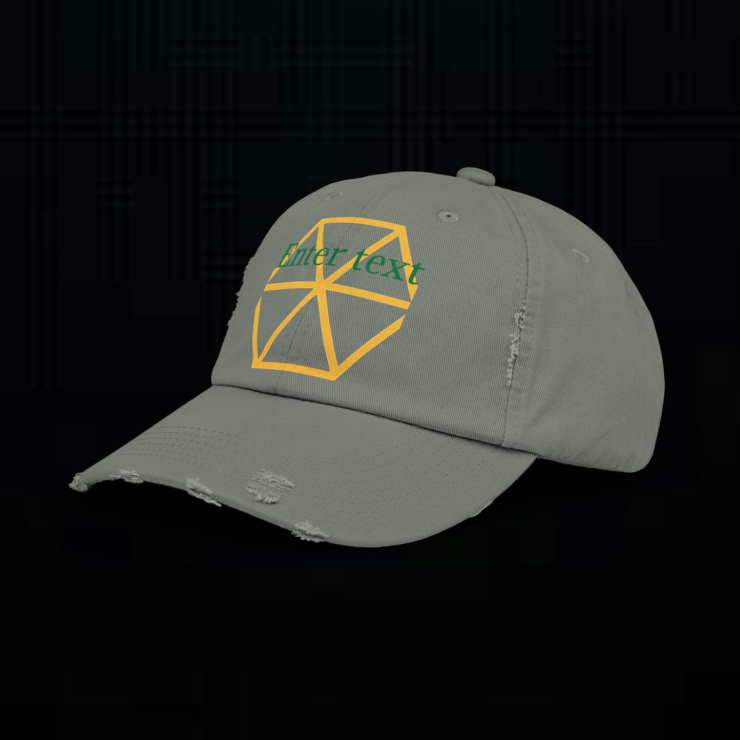 Unisex Distressed Cap