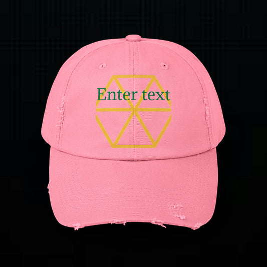 Unisex Distressed Cap