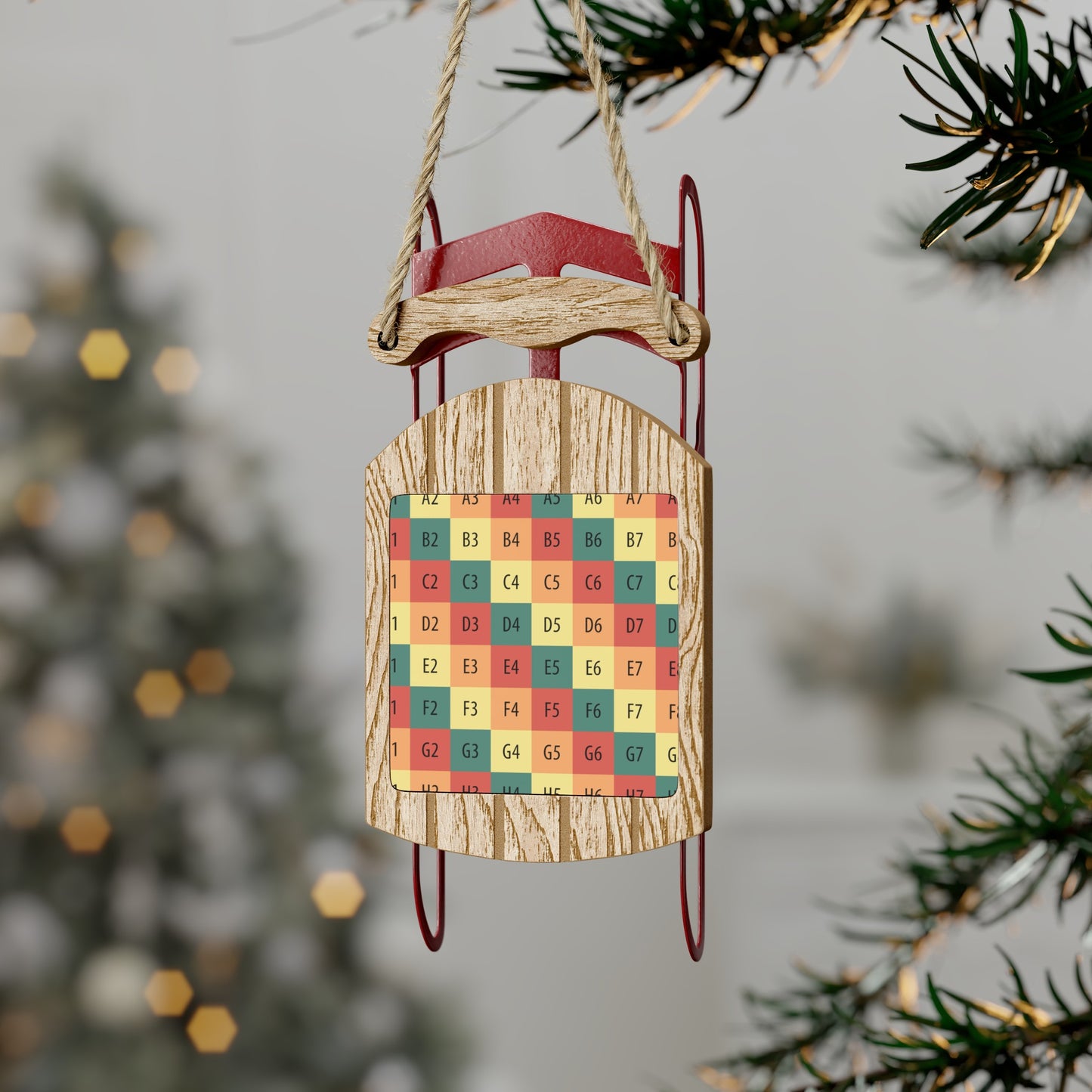 Sled Ornaments