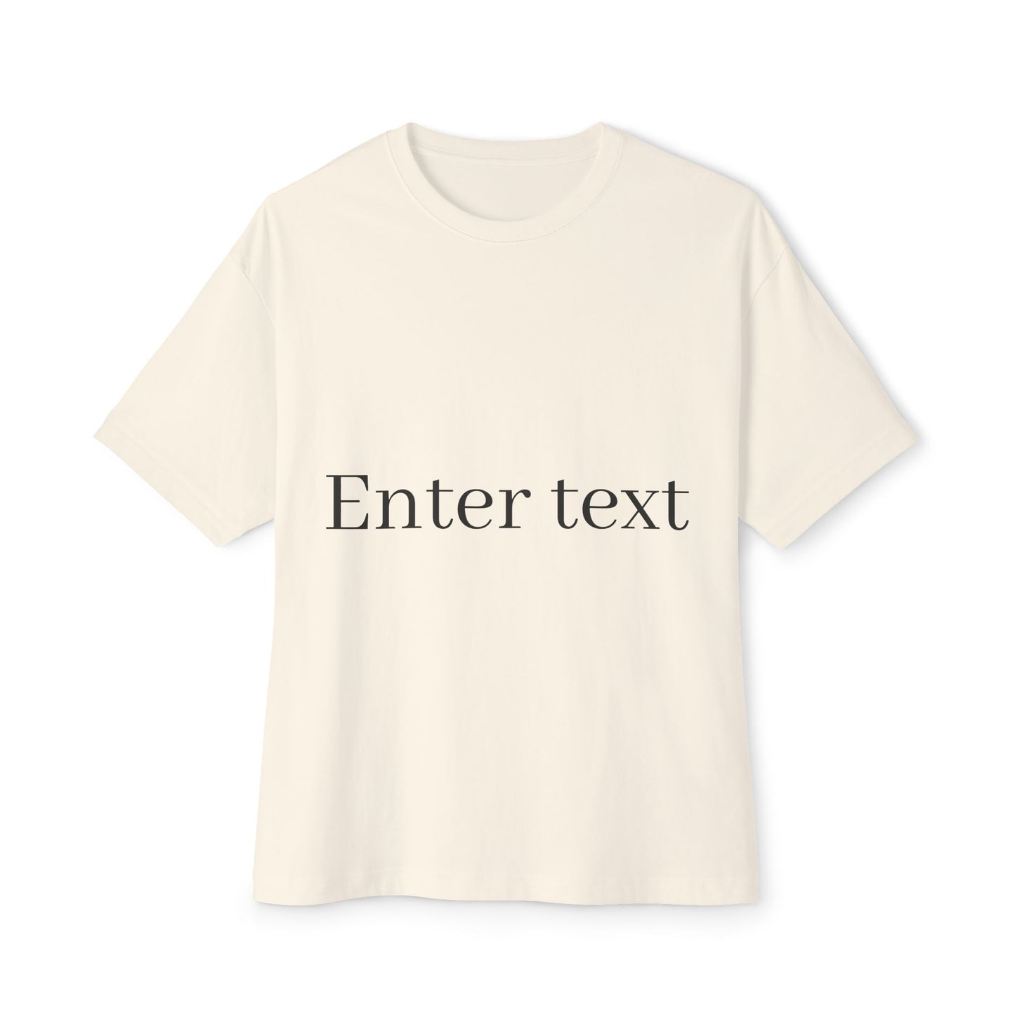 Unisex Oversized Boxy Tee
