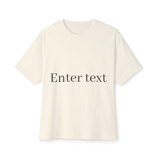 Unisex Oversized Boxy Tee