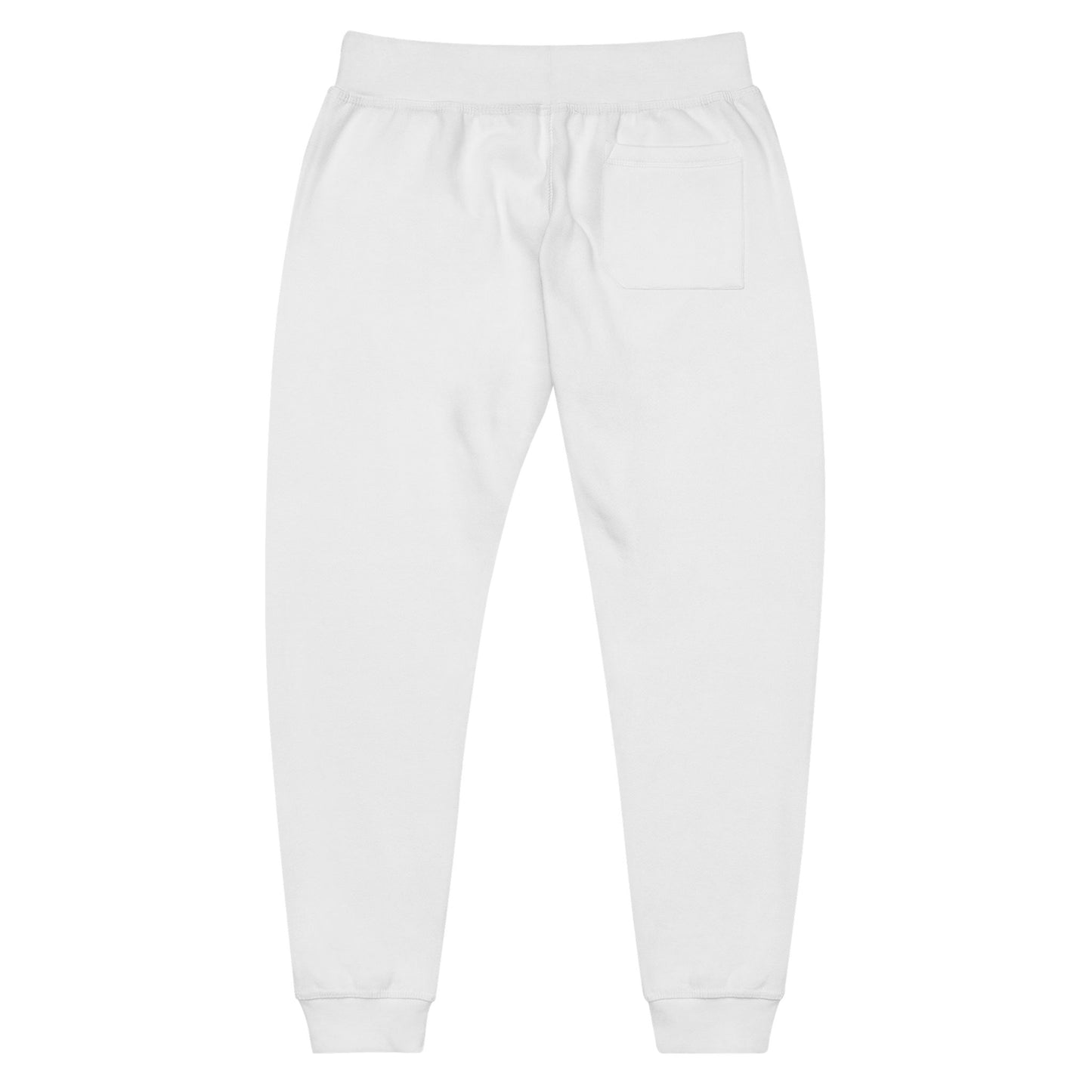 Cozy Embroidered Unisex Fleece Sweatpants - Perfect for Relaxation & Everyday Wear
