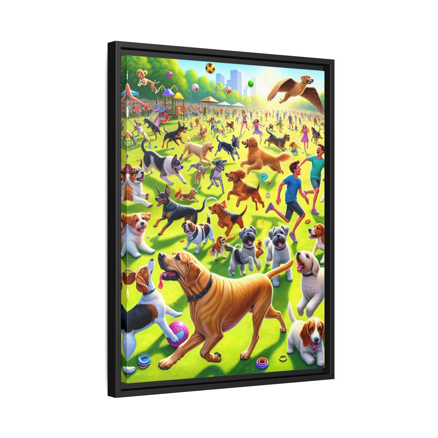 Matte Canvas, Framed (Multi-color)