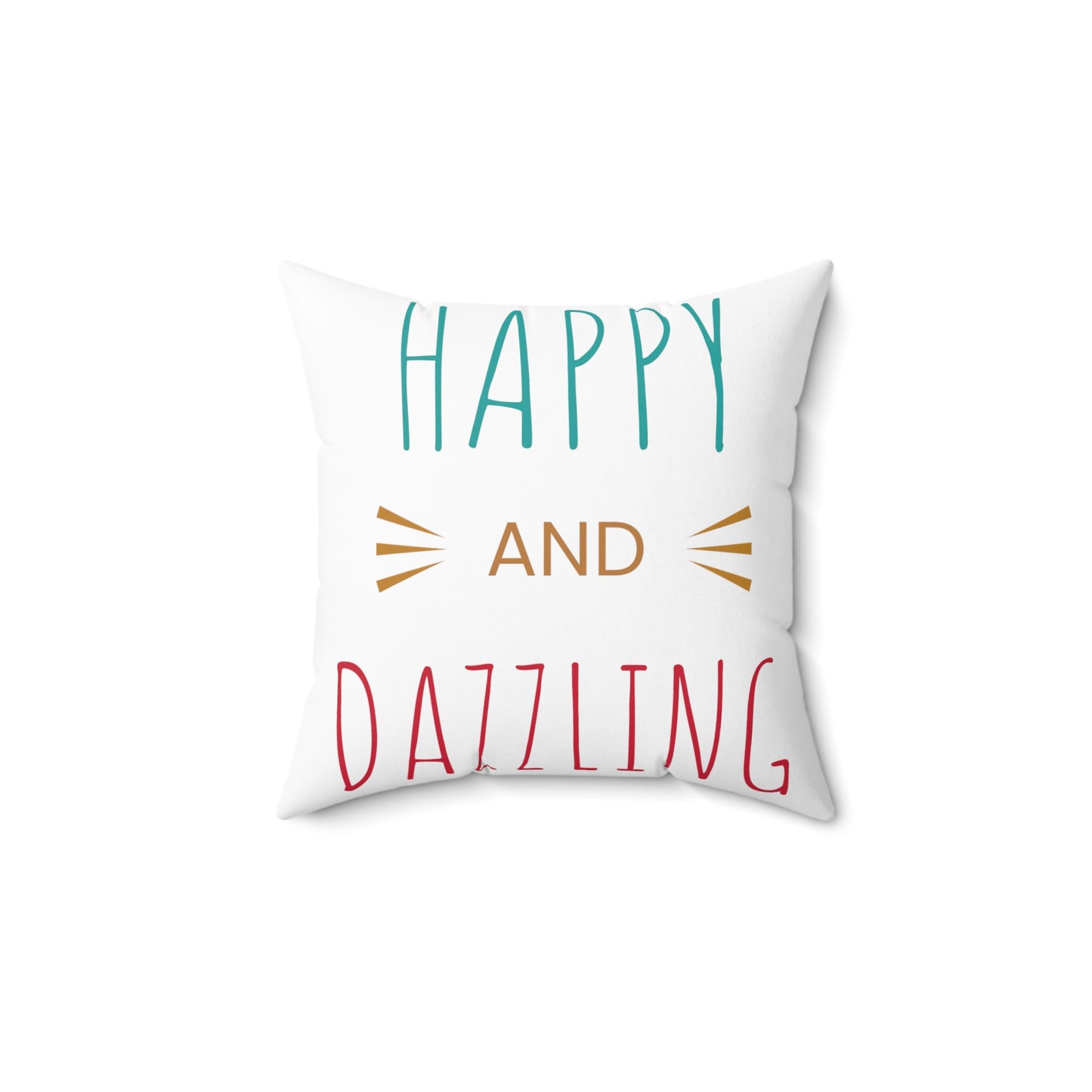 Faux Suede Square Pillow