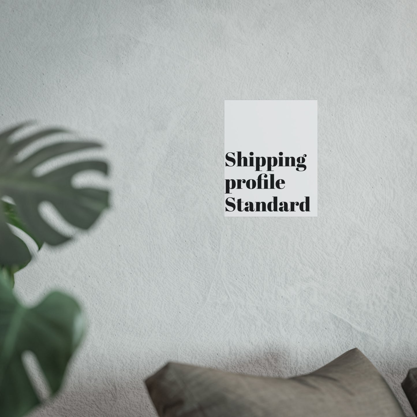 Modern Fine Art Poster - Shipping Profile Standard Decor