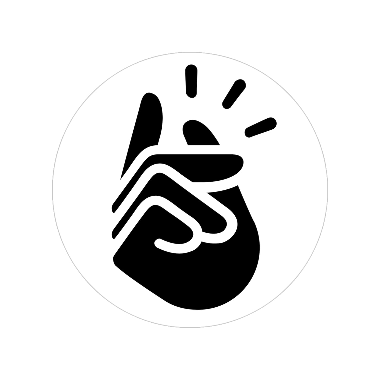 Transparent Outdoor Stickers, Round