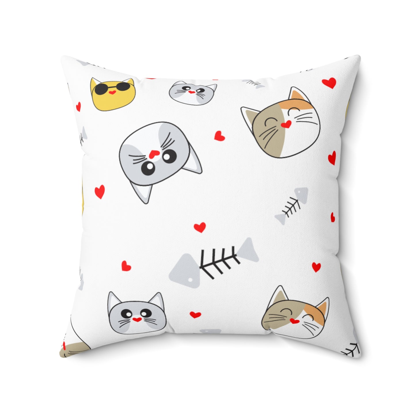 Faux Suede Square Pillow