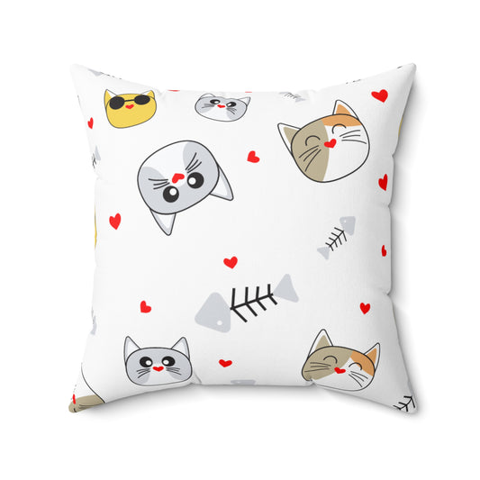 Faux Suede Square Pillow