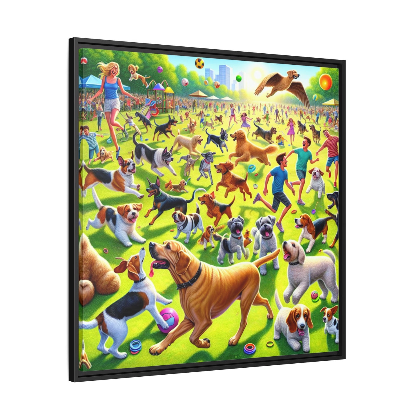 Matte Canvas, Framed (Multi-color)