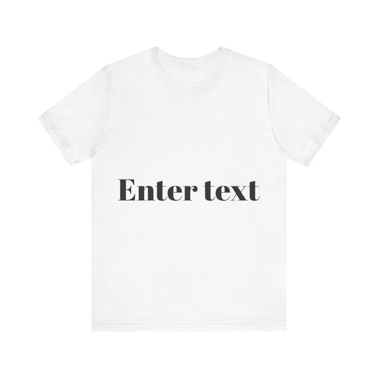 Unisex Jersey Short Sleeve Tee