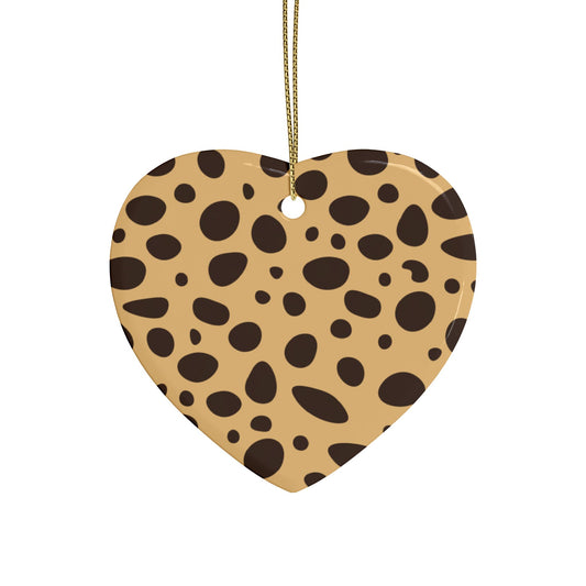 Vibrant Ceramic Heart Ornaments for Holidays & Celebrations - Pack of 1, 5, 10, or 20