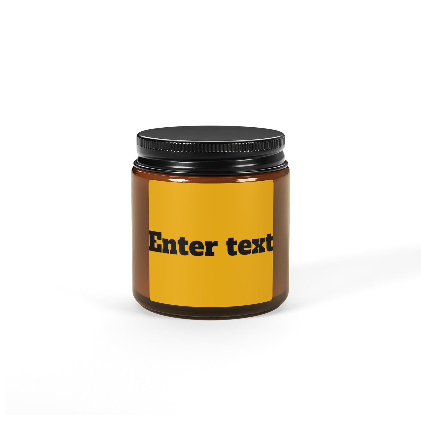 Scented Soy Candle (Multi-Size, Amber Jar)