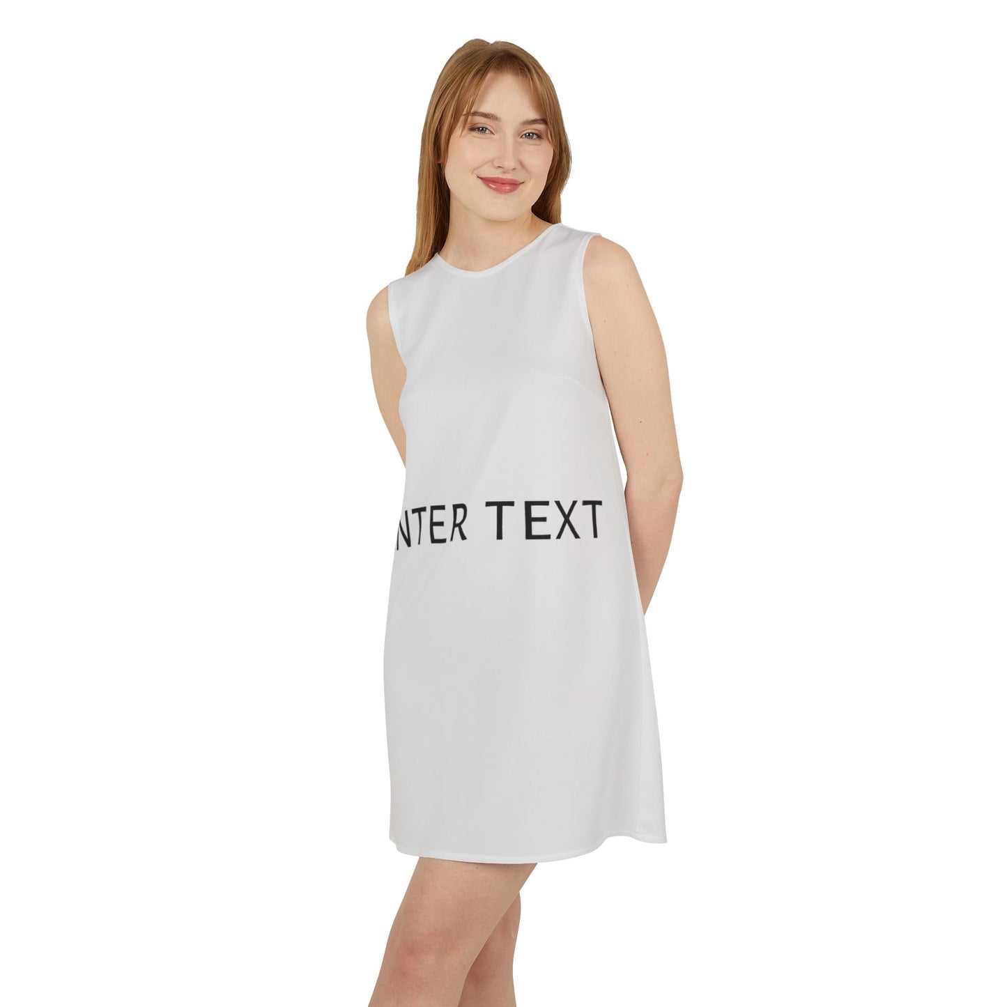 A-line Sleeveless Dress (AOP)