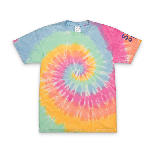 Vintage Tie-Dye Oversized T-Shirt with Embroidery - Perfect for Summer Festivals & Casual Outings