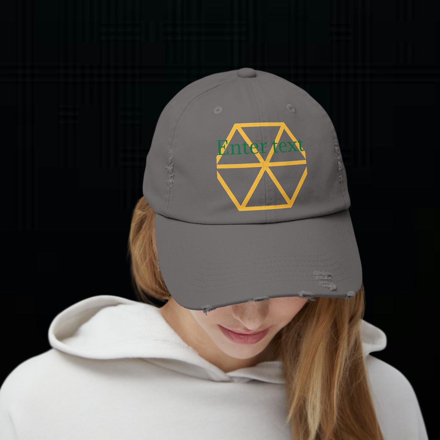 Unisex Distressed Cap