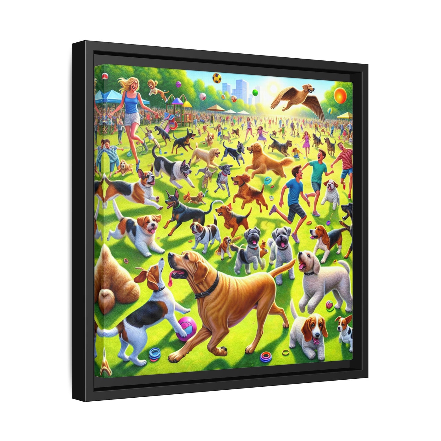 Matte Canvas, Framed (Multi-color)