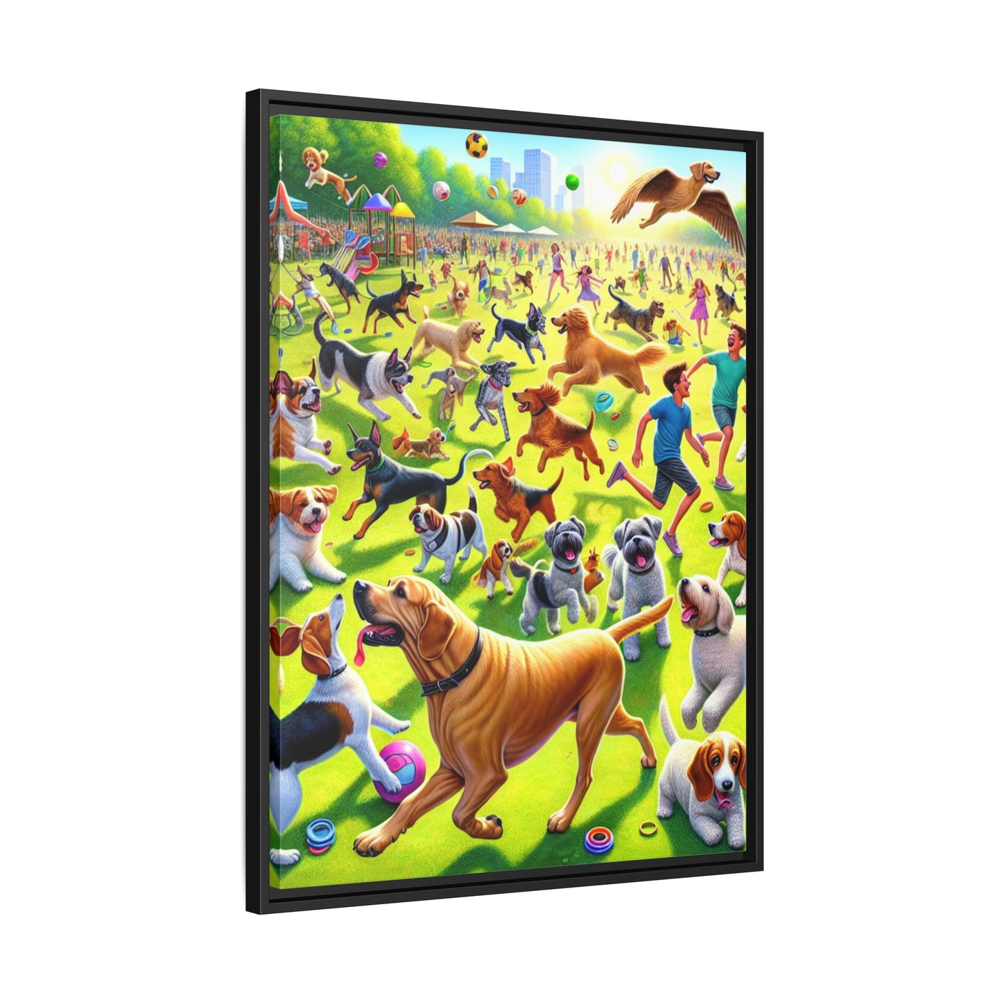 Matte Canvas, Framed (Multi-color)