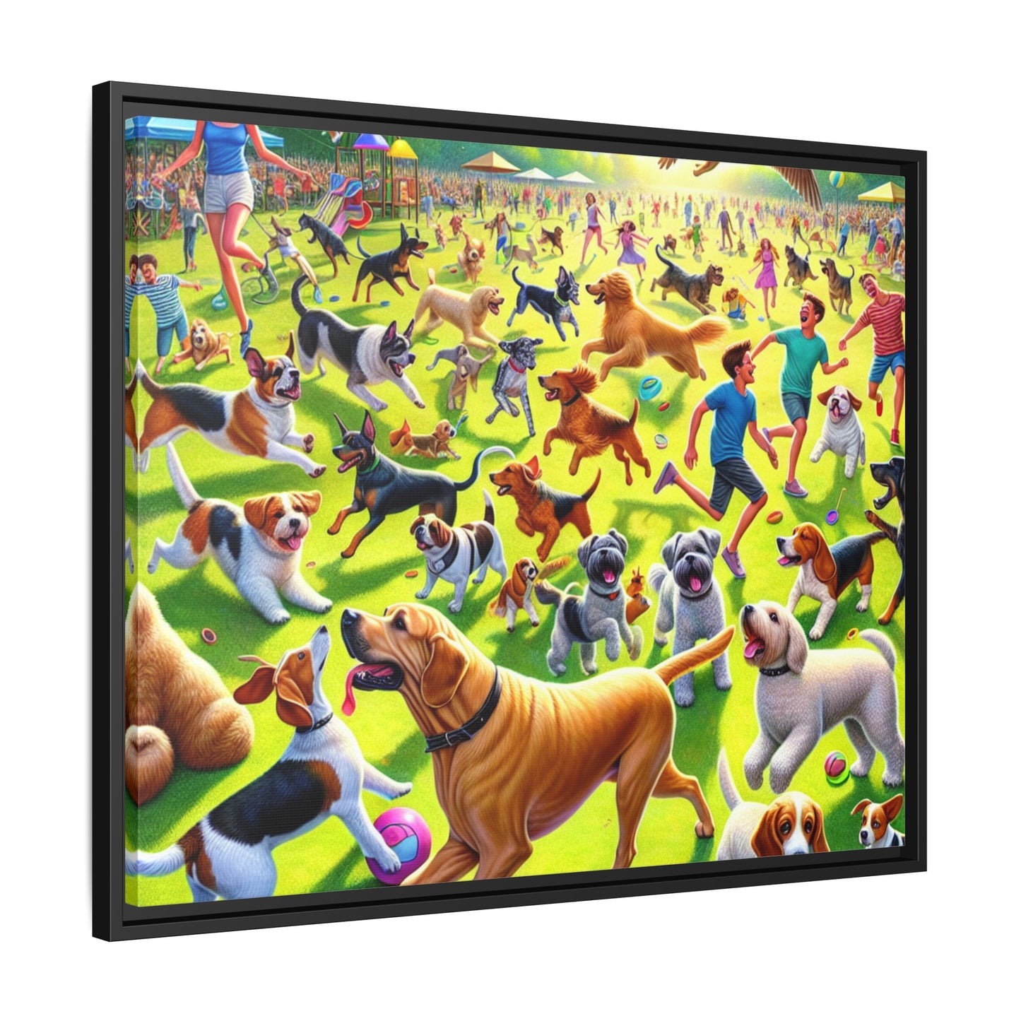 Matte Canvas, Framed (Multi-color)