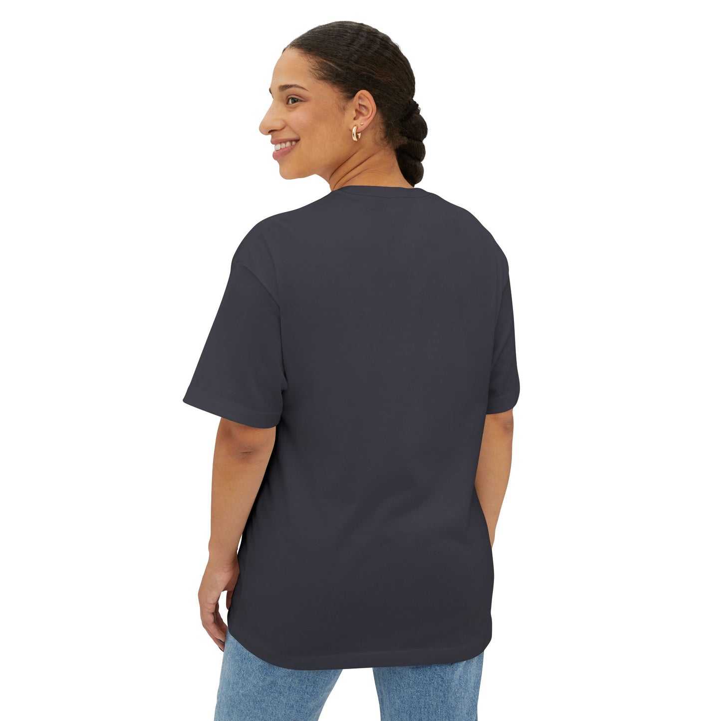Personalized Unisex Oversized Boxy Tee - Customizable Text Apparel