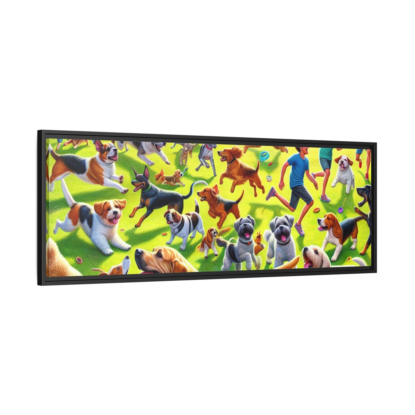 Matte Canvas, Framed (Multi-color)