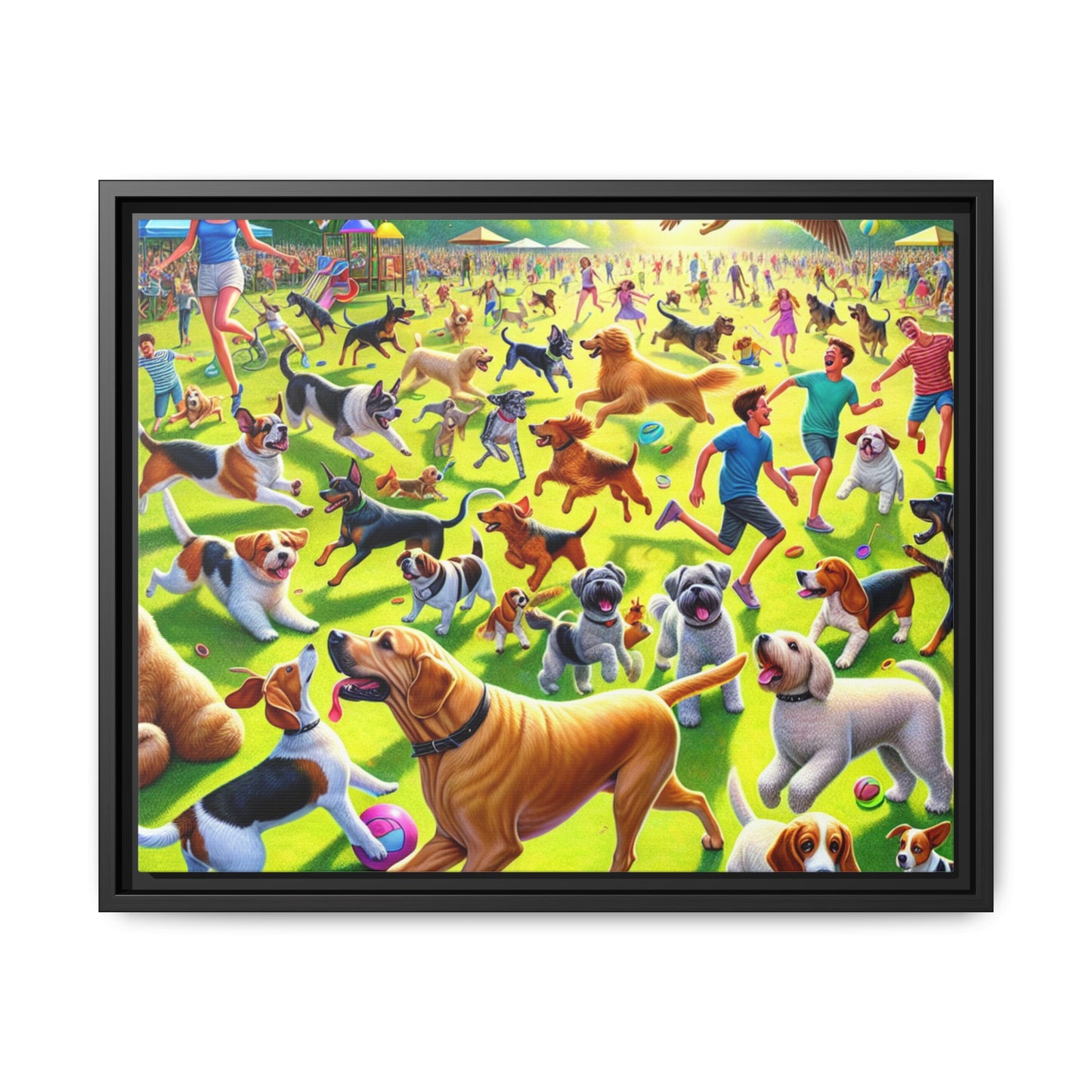 Matte Canvas, Framed (Multi-color)