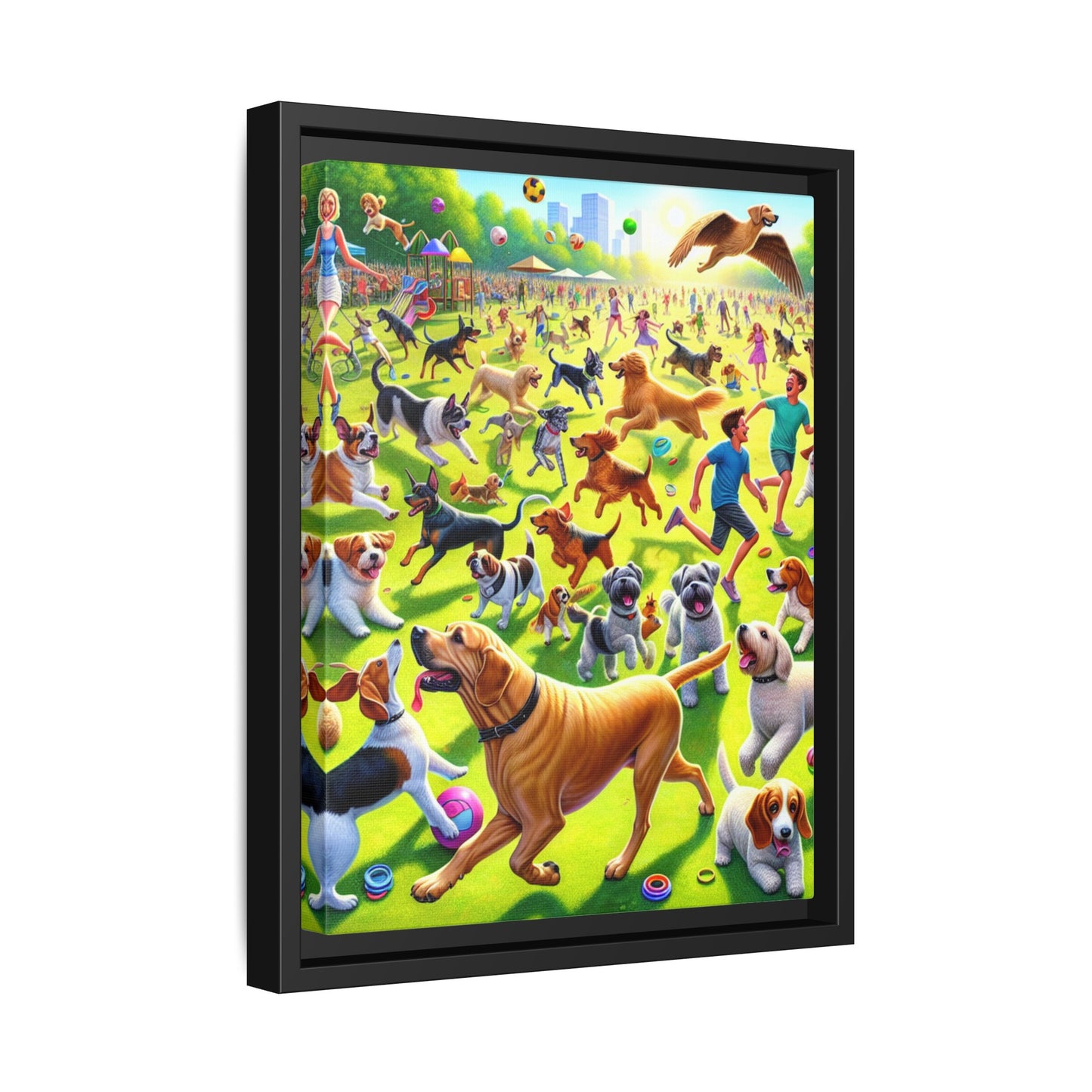 Matte Canvas, Framed (Multi-color)