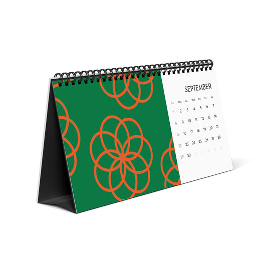 Desk Calendar (2024 grid