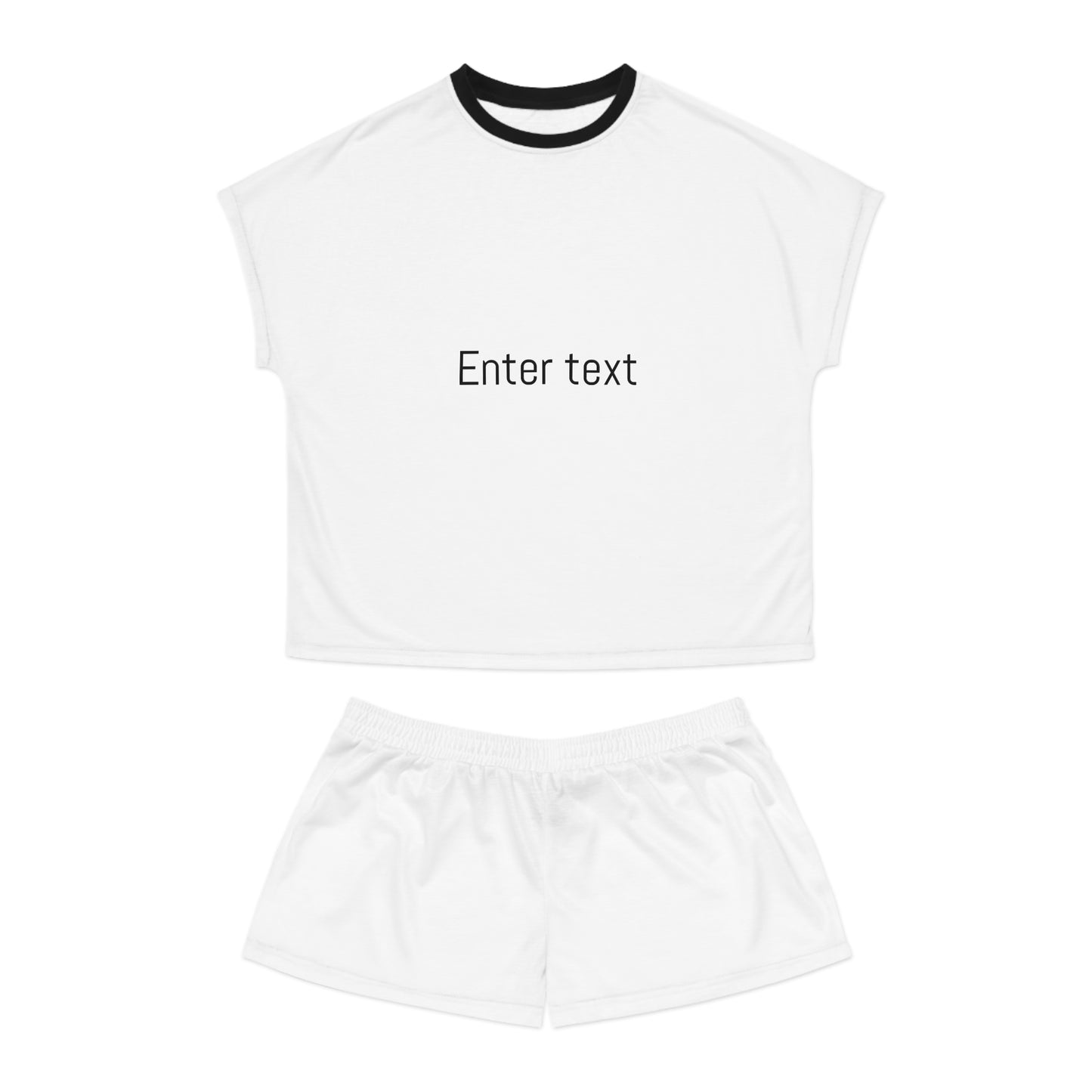 Customizable Women's Short Pajama Set - Comfortable Sleepwear