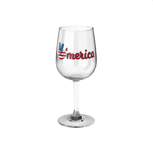 Patriotic Wine Glass - 12oz "Womerica"